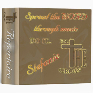 Music Binder for Stefanie