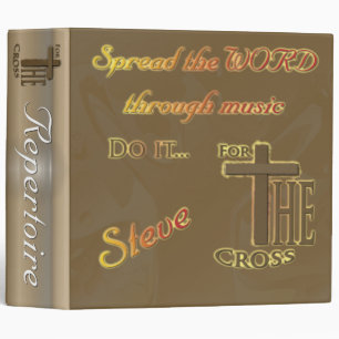 Music Binder for Steve