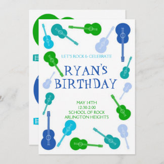 Music Birthday Invitation