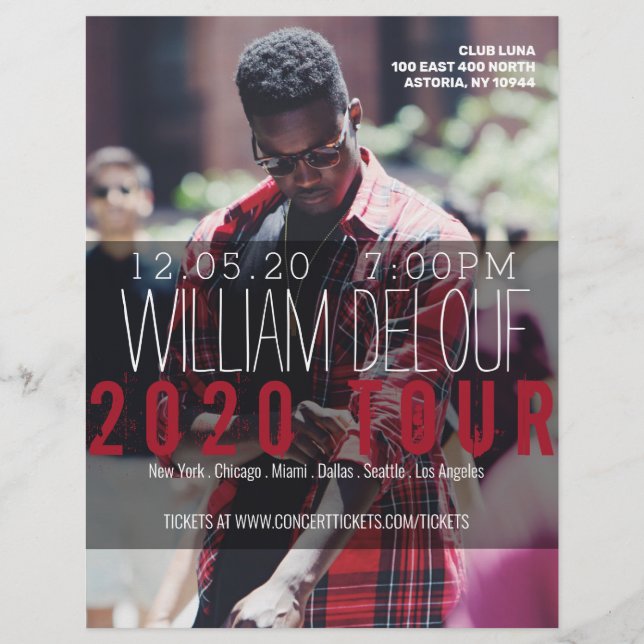 Music, Book, Tour, Band, Author Flyer (Front)