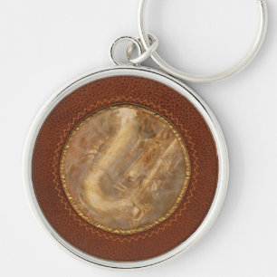 Music - Brass - Saxophone Keychain