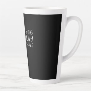 Music Bring Harmony To The World Latte Mug