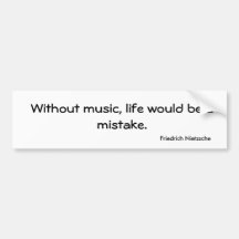 Music Bumper Sticker