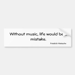 Music Bumper Sticker