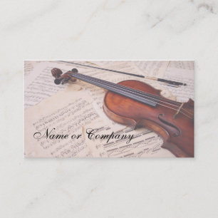 MUSIC BUSINESS CARD