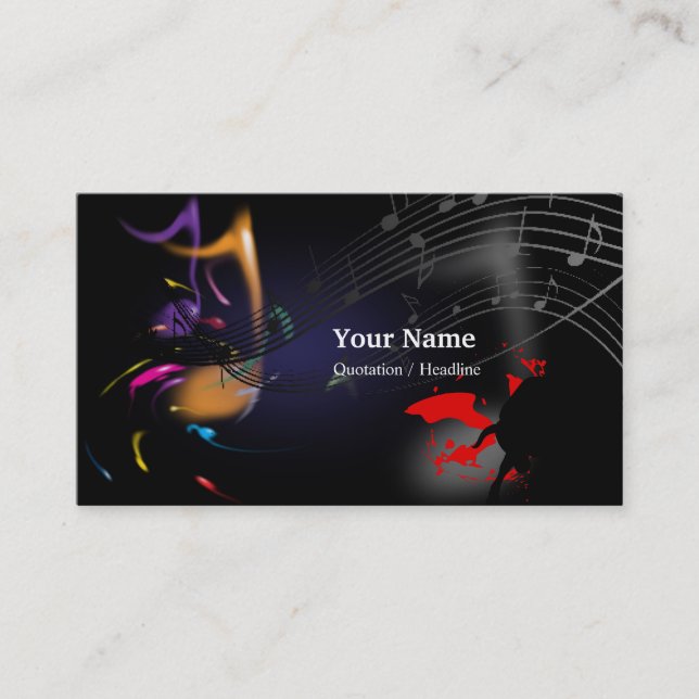Music Business Card (Front)