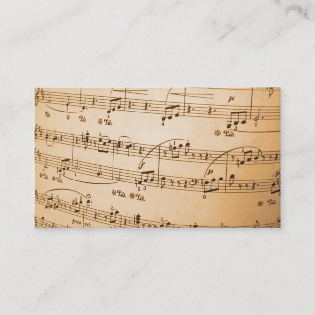 Music Business Card (Front)