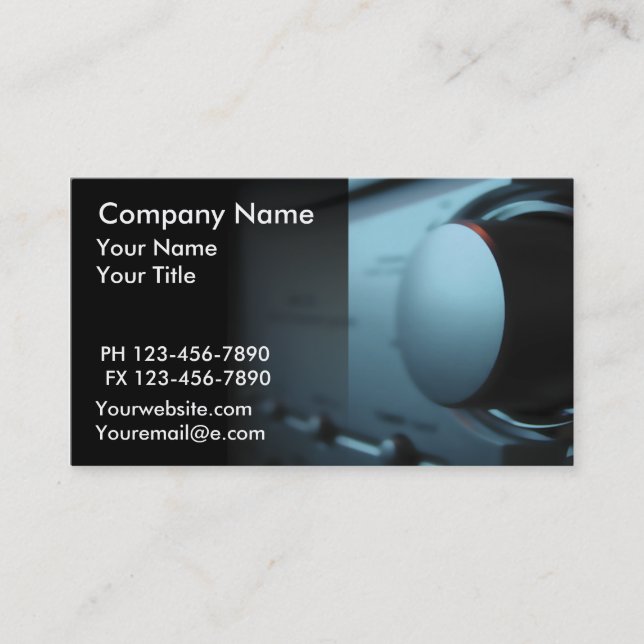 Music Business Cards (Front)