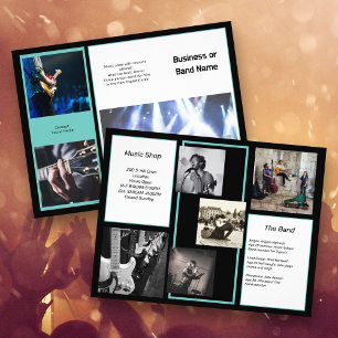 Music Business Many Photos Sample Brochure