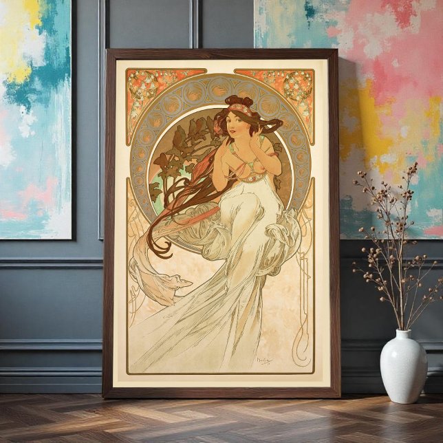 Music by Alphonse Mucha Poster (Creator Uploaded)