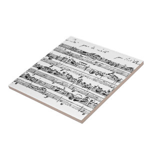Music by Bach tile