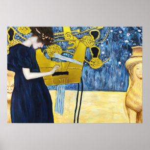 Music by Gustav Klimt Poster