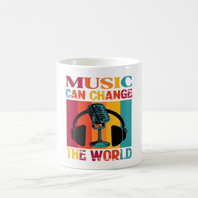 Music Can Change The World Coffee Mug (Center)
