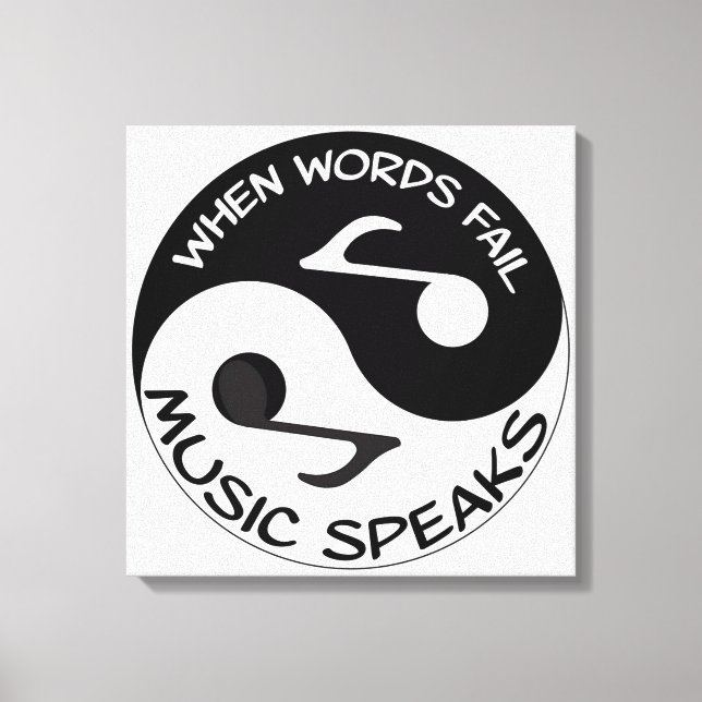 Music Canvas Print (Front)