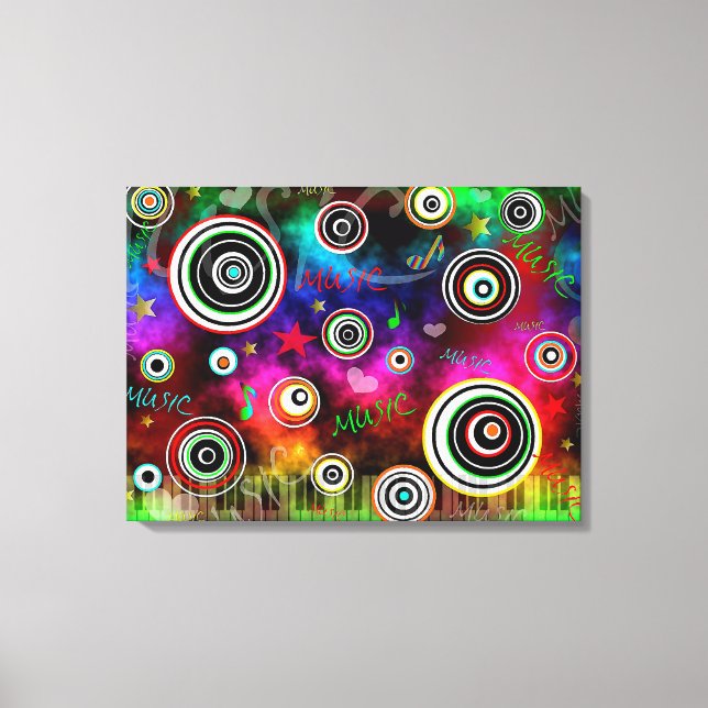 Music Canvas Print (Front)