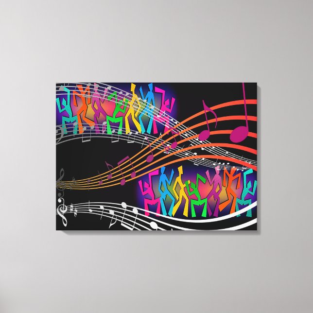 Music Canvas Print (Front)