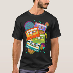 Music Cassette 80s Eighties Theme Party Retro 80s T-Shirt
