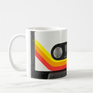 Music cassette coffee mug