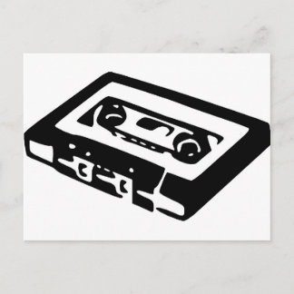 Music Cassette Design Postcard
