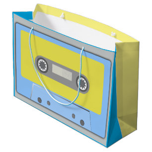 MUSIC CASSETTE TAPE Large Gift Bag