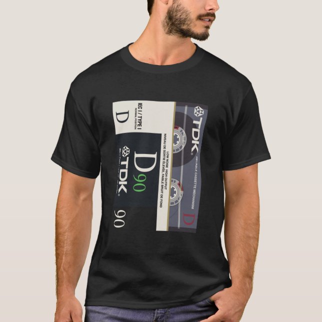 Music Cassettes - TDK D90 Essential T-Shirt (Front)