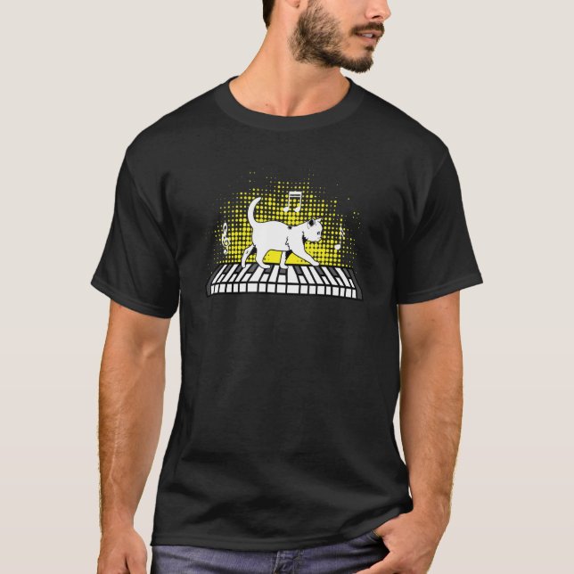 Music Cat Instrumentalist T-Shirt (Front)
