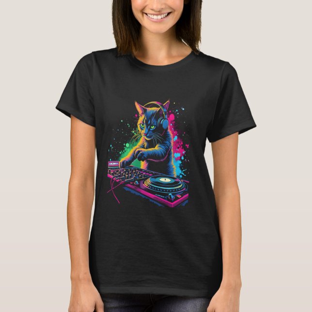 Music cat T-Shirt (Front)