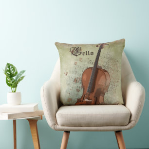 Music CELLO - Pillow