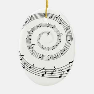 Music Ceramic Ornament