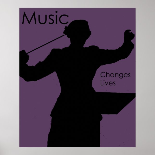 Music Changes Lives Poster (Front)
