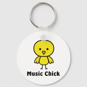 Music Chick Keychain