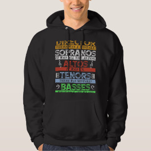 Music Choir Director Singer Hoodie