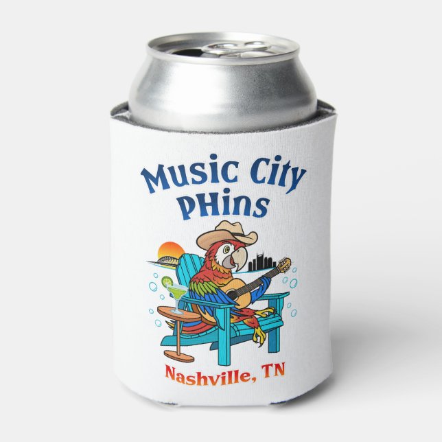 Music City Phins Can Cooler/Huggie Cooler (Can Front)