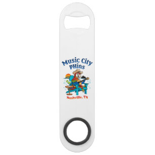 Music City Phins Stainless Long Bottle Opener Bar Key