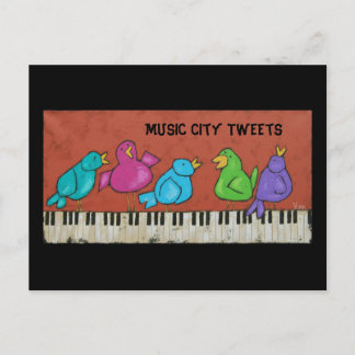 music city tweete carte postale