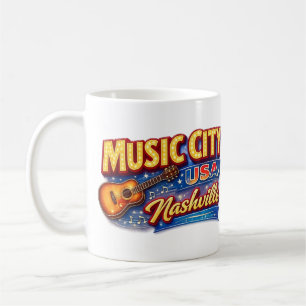 Music city USA Nashville Coffee Mug