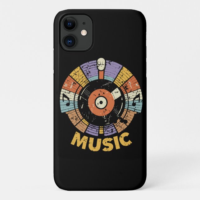music classic retro Case-Mate iPhone case (Back)