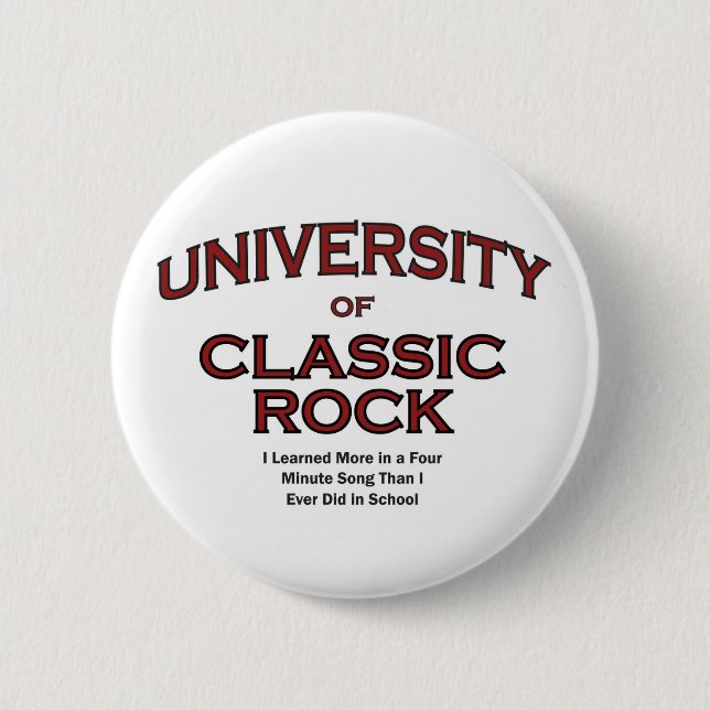 MUSIC-CLASSIC ROCK 2 INCH ROUND BUTTON (Front)