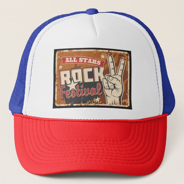 Music club trucker hat (Front)
