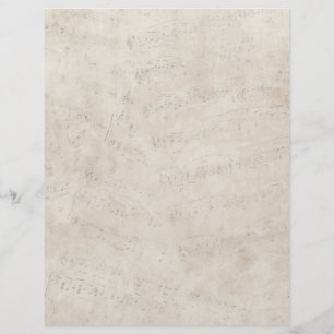 Music Collage Distressed Vintage Double-sided