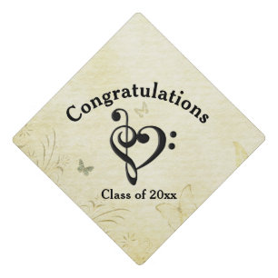 Music Congratulations Graduation Cap Topper