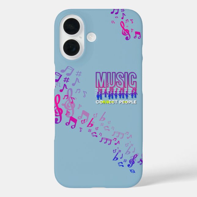 Music Connects People | Case-Mate iPhone Case (Back)