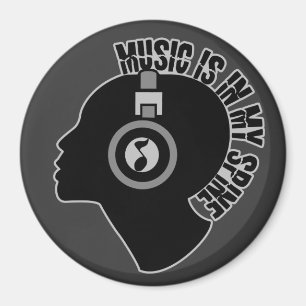 Music custom colour magnet