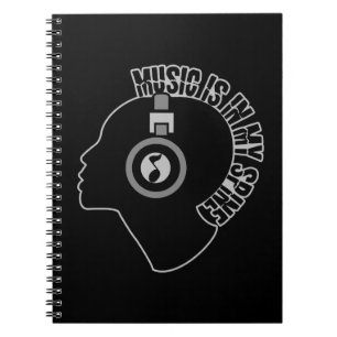 Music custom colour notebook