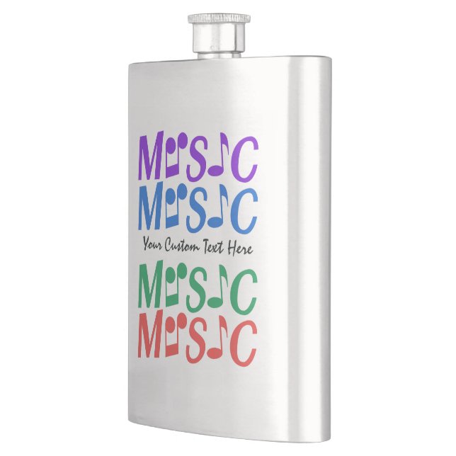 MUSIC custom flask (Left)