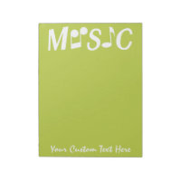 MUSIC custom notepad
