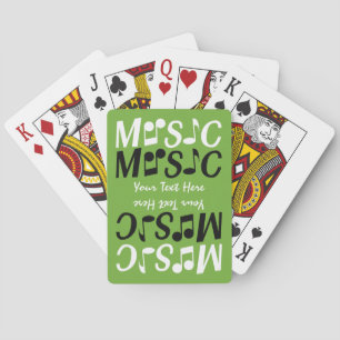 MUSIC custom playing cards