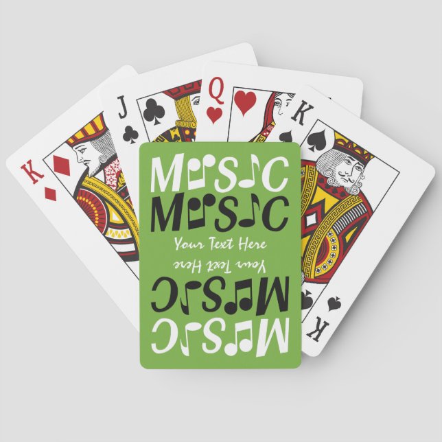 MUSIC custom playing cards (Back)