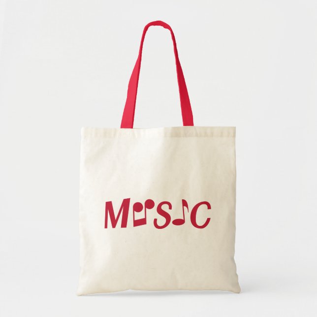 MUSIC custom tote bags (Front)