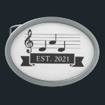 Music Dad Musician Music Note Treble Clef   Belt Buckle<br><div class="desc">A fun design that will make you smile every time you see it. This music note dad establish design is perfect for all musicians, music teachers and music student dads. A great gift idea to give to your best friend, relative, boyfriend, father, or husband who loves music. A design fitting...</div>
